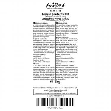 AniForte BARF-Line Gemüse-Kräuter Vielfalt 