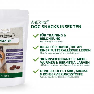 AniForte Dog Snacks Insekten 