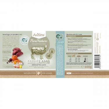 AniForte Nassfutter FarmsLamb 400g 